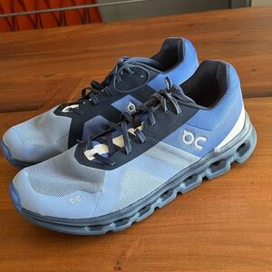 ON Men’s Running Cloudrunner Shale Cobalt Blue Sneaker Shoe Sz 11 style 46.98238